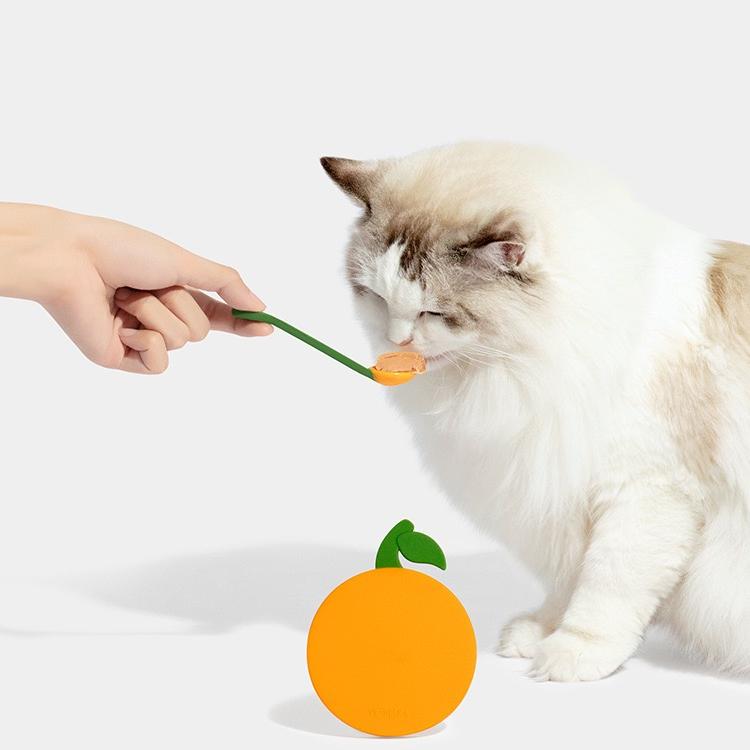 Pet food Can Lid Set | Tangerine | VETREKA
