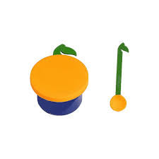 Pet food Can Lid Set | Tangerine | VETREKA