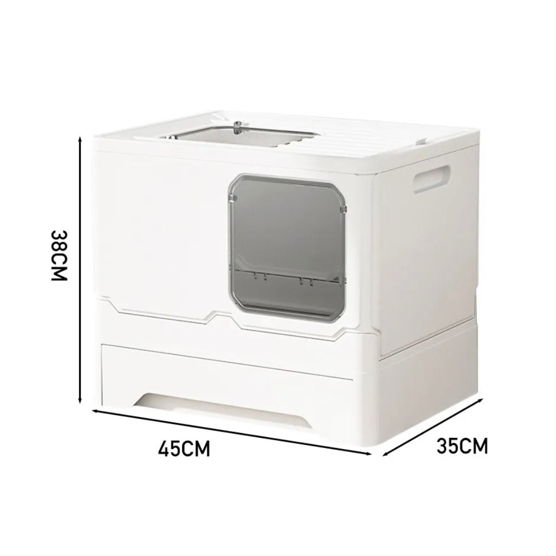 Cat Litter Box |Cat Toliet | Petcare Large Folding Cat Litter Box