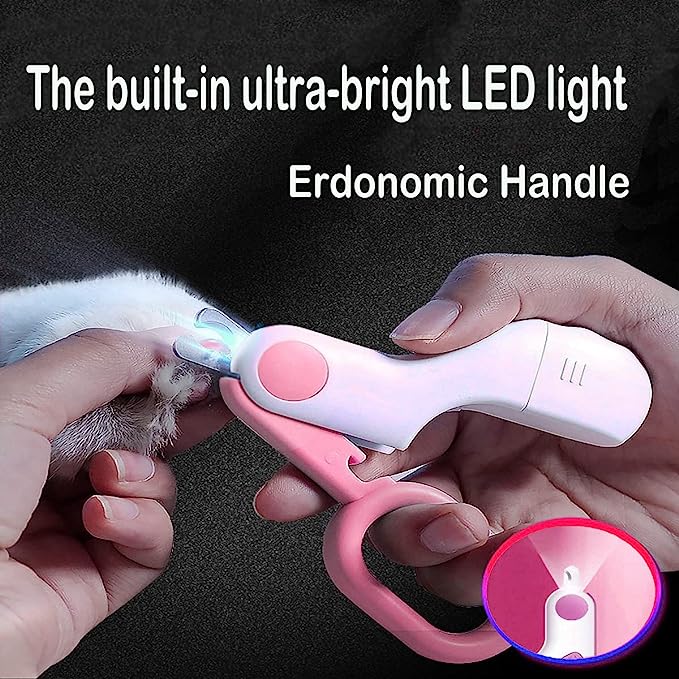 Pet Nail Clippers | PAKEWAY-Pet Led Mini Nail Clippers