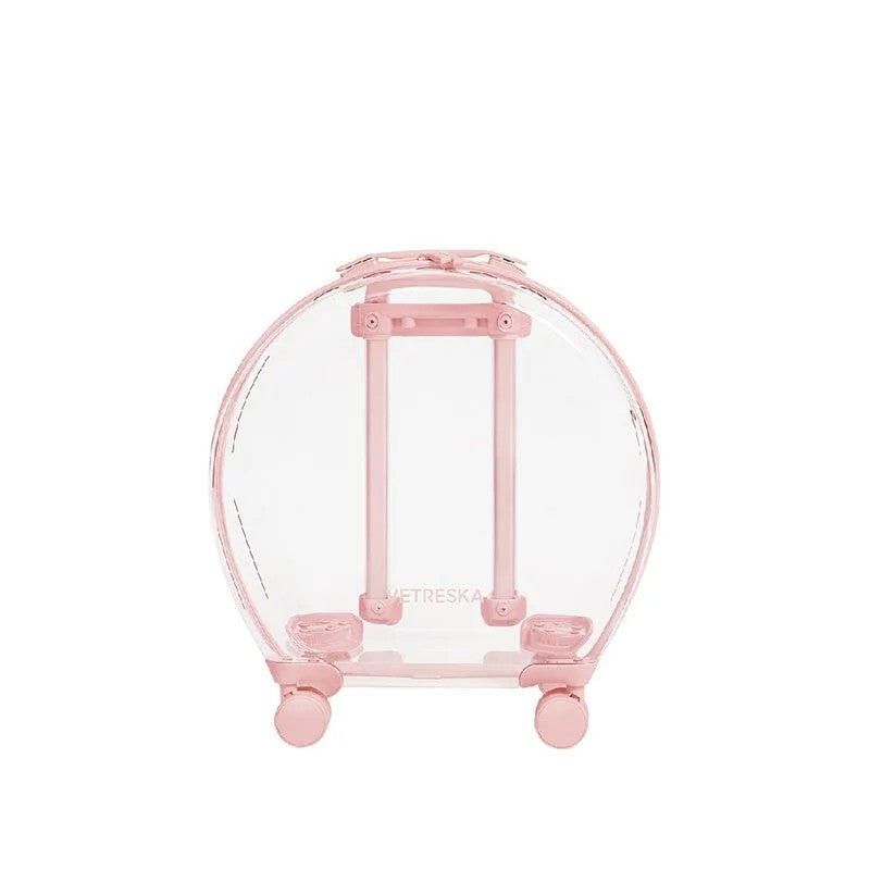 Vetreska Bubble Pets Luggage Pink
