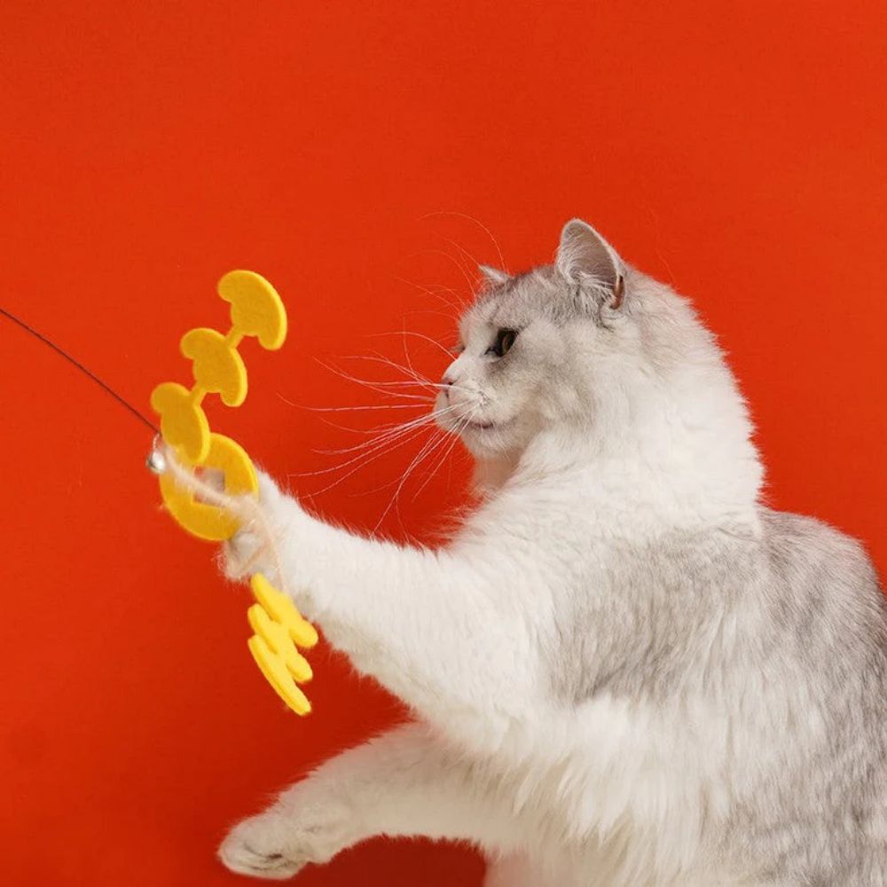Cat Wand Stick | ZEZE-Holiday Greeting Bell