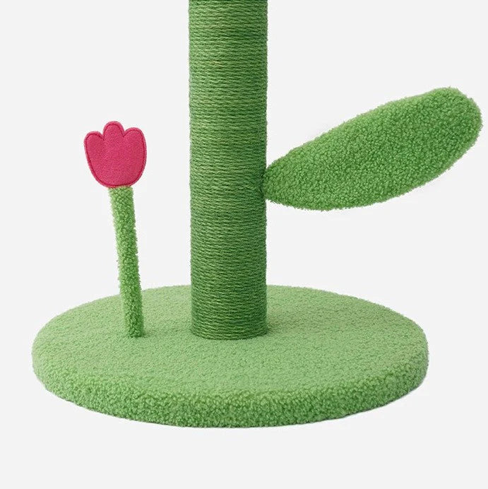 Cat Toy | Cat Scratching Post | ZEZE- Tulip Cat Scratching Post