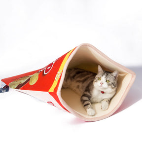 KASHIMA-Potato Chips Shaped Semi-closed Pet Bed