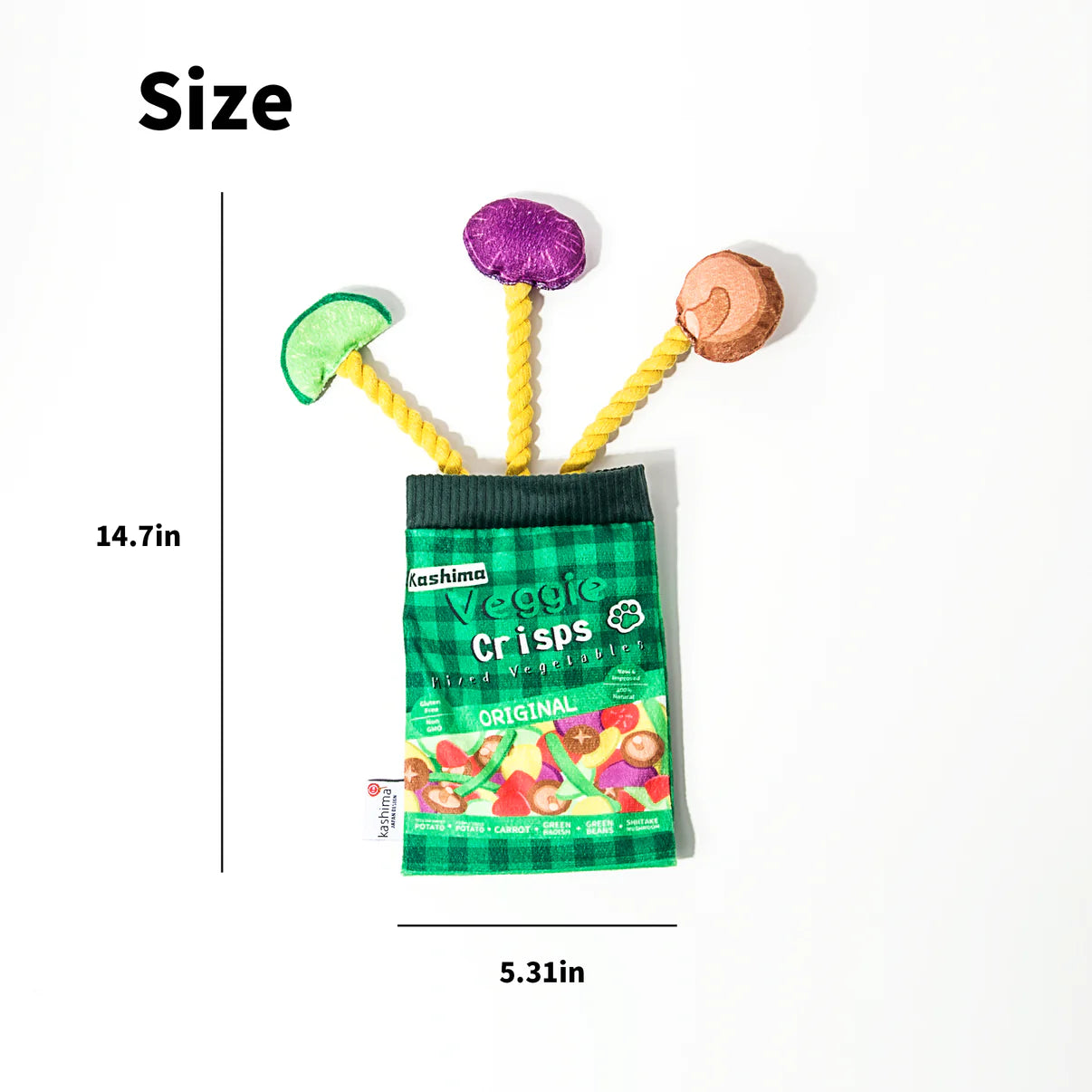 KASHIMA-Fruit and Vegetable Chips Treats Traning Dog Toys