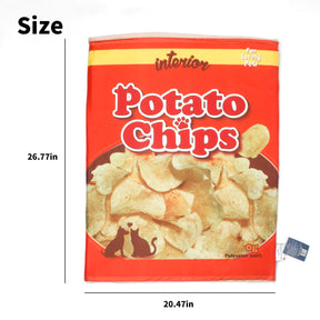 KASHIMA-Potato Chips Shaped Semi-closed Pet Bed