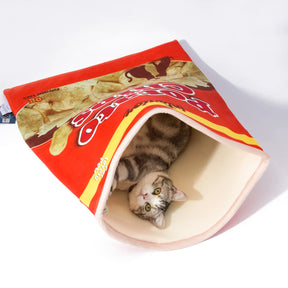 KASHIMA-Potato Chips Shaped Semi-closed Pet Bed