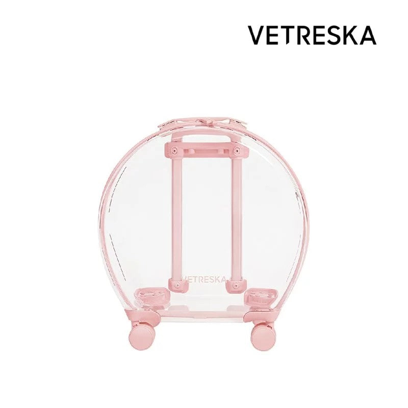 Vetreska Bubble Pets Luggage Pink