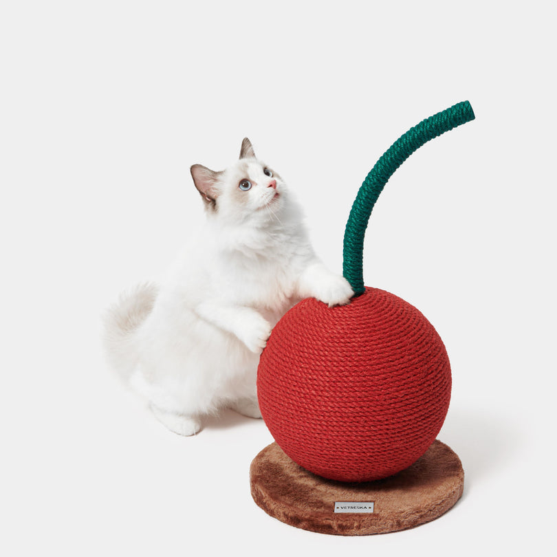 VETRESKA-Cherry Cat Scratcheing Ball