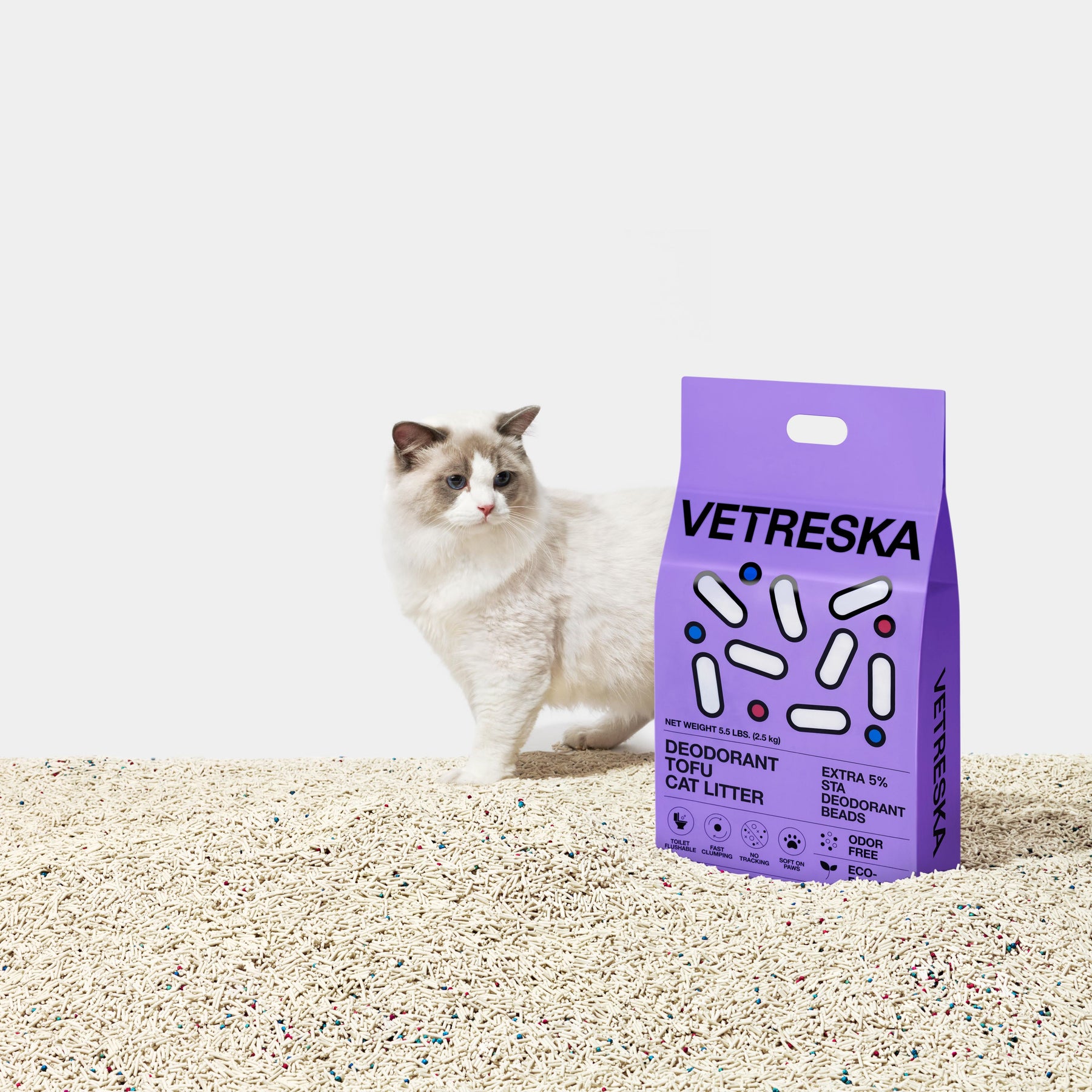 VETRESKA-Deodorant Tofu Cat Litter