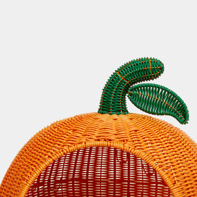 VETRESKA-Tangerine Rattan Pet Bed