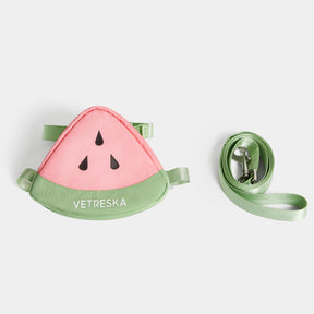 VETRESKA-Watermelon Pet Harness Backpack With Leash