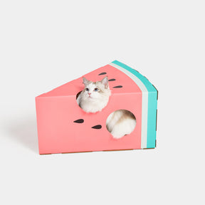 VETRESKA-Watermelon Red Cat Scratching Box